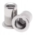 FALON-TECH cilindrične zakovne matice M3, raspon stezanja 0,5-2,0 mm, 50 kom.
