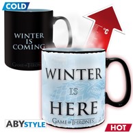GAME OF THRONES Šalica Winter Is Here Heat Change King Size, 460 ml
