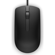 DELL Uredski miš MS116, USB, optički, 1000 DPI, crni