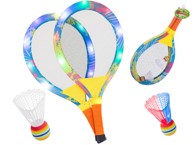 LED svjetleći reket za badminton, 2 kom.