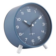 KARLSSON Budilica Orgullo ø 11 cm, prirodna