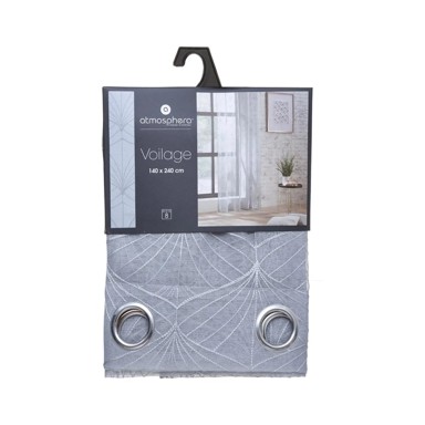 ATMOSPHERA Gotove zavjese MIA SIVA 140x240 cm