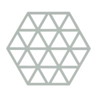 ZONE Svijetlosivi silikonski podmetač za vruće lonce Triangles
