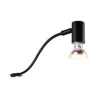 TRIO Mat crna zidna lampa (duljina 34 cm) Giada 