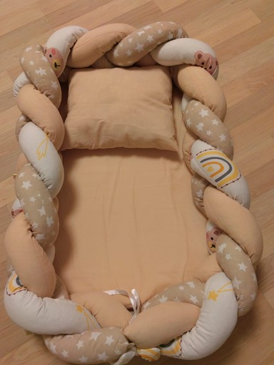 Gnijezdo za bebe, bijelo/bež