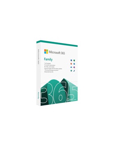 MICROSOFT Licenca FPP M365 Family HR Sub, 6 licenci, 1 godina, 6GQ-01910