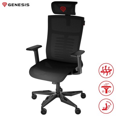 GENESIS Gaming stolica Astat 700, crna