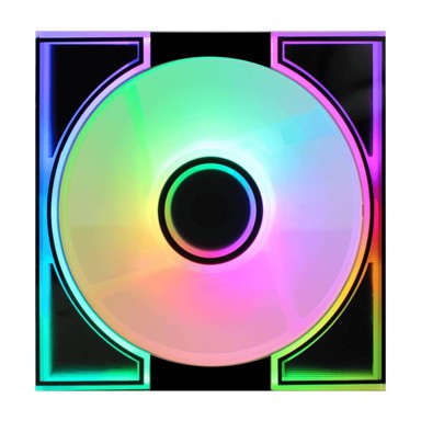 DARKFLASH Ventilator DM8 ARGB, crni