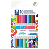 STAEDTLER Flomaster 3280 C10 školski obostrani pk10