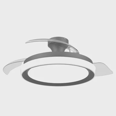 PHILIPS BLISS Stropni ventilator s LED svjetiljkom, crna