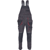 CERVA Radne hlače Reusel, antracit/crvena, 56