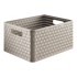 ROTHO Bež košara za pohranu od reciklirane plastike Country