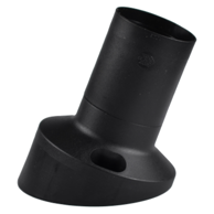 Grlo E27 zidno koso T180, crno