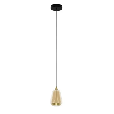 NOVA LUCE Visilica Alish LED 8 W, 433 lm, 3000 K, IP20 NL9416966, zlatna