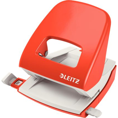 LEITZ Bušač 2 rupe NeXXt Metal Office, do 30 listova, crveni