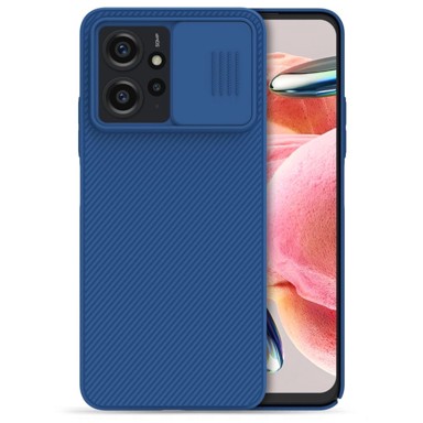 NILLKIN Maskica za Xiaomi Redmi Note 12 4G, CamShield, plava