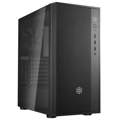 SILVERSTONE Kućište Fara R1 V2, mid tower, ATX, crno