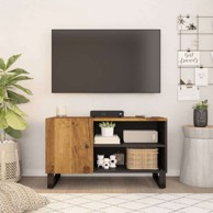 TV ormarić, 80 x 33 x 46 cm, masivno drvo manga i konstruirano drvo, boja meda