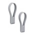 ZONE Svijetlo siva silikonska šipka za ručnike 2 kom Loop