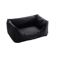 HUNTER Ležaj za pse Gent antibakerijski 80x60 cm, crni