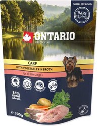 ONTARIO Dog Vrećica 300 g, šaran i povrće