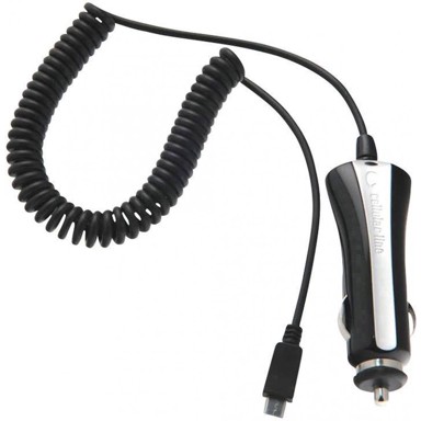 CELLULAR LINE Auto punjač MICROUSB 1, crni