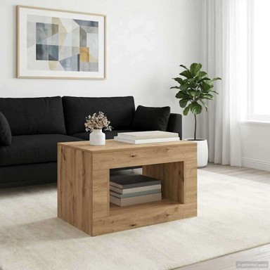 Stolić za kavu 80,5x50x50 cm, hrast