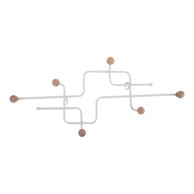  PT LIVING Bijela metalna zidna vješalica 60,5 cm, Metro