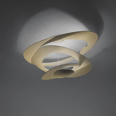 Stropna svjetiljka Pirce LED, 44 W, 3000K, 3313 lm, zlatna