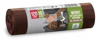 STELLA Vreće za razvrstavanje otpada AZ bio 120 l, 10 kom., smeđe