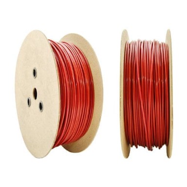 Čelično uže u PVC oplati, 2/4 mm, 200 m, pocinčano, crveno