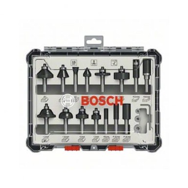BOSCH Set glodala za drvo, 8 mm, 15 dijelova