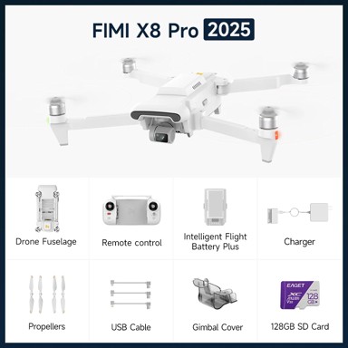 FIMI X8 Pro 2025 kamera dron X8Pro2025 128 EU