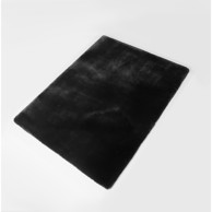 BUNNY Tepih Deluxe crni 160x230 cm