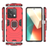 LENUO Maskica Armor za Redmi Note 13 5G, crvena
