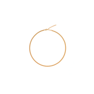 IMMACULATI Ogrlica Cuban N G, nehrđajući čelik, pozlata 18K