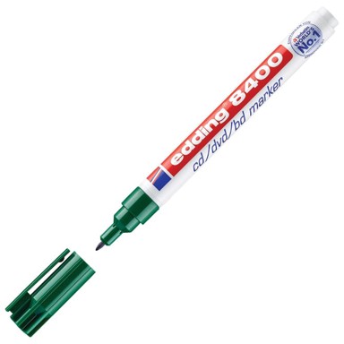 EDDING Marker za CD/DVD permanentni 0,5-1mm 8400 zeleni