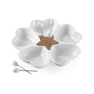 BRANDANI Zdjela za posluživanje s 5 čačkalica Cuori