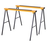 HOMESTAR Set od 2 radna stalka za majstore do 250 kg nosivosti žuti metal