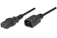 MANHATTAN Kabel naponski C14 (M) na C14 (Ž) 1,8m, produžni