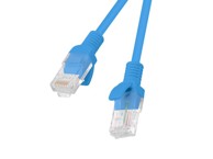 LANBERG Patchcord Cat.6 UTP 0,25 m, plavi, Fluke passed, 10-pack