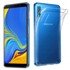 Prozirna stražnja futrola za Samsung Galaxy A7 2018 + zaštitno staklo