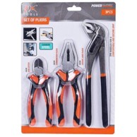 SIKO Set kliješta KO-R05000040, kombinirana + kombinirana kliješta + bočni rezači, 3 kom