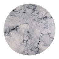 VITAUS Svijetlo sivi perivi okrugli tepih ø 100 cm 