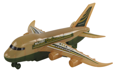 Avion na daljinsko upravljanje s kamuflažom i svjetlima