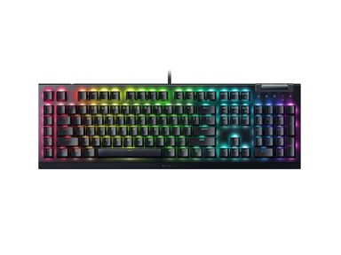 RAZER Tipkovnica BlackWidow V4 X, RGB crna, mehanička, Yellow switch, HR/US Layout, USB