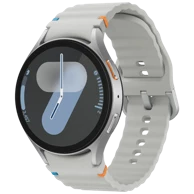 SAMSUNG Pametni sat Galaxy Watch 7, 44 mm, srebrni, srebrna silikonska narukvica