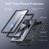 ESR Maska Armor Tough Kickstand HaloLock + Zaštita zaslona za Samsung Galaxy S24 Ultra, frosted black