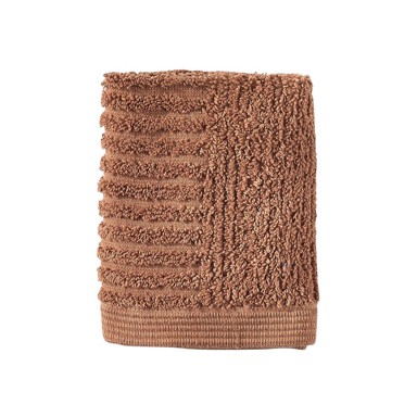 ZONE Pamučan ručnik od frotira boje terakote 30x30 cm Classic