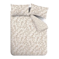 CATHERINE LANSFIELD Posteljina Sorrel Leaves 135x200 cm Svjetlo smeđa